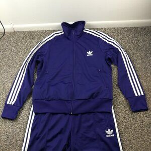 Adidas Originals Firebird Tracksuit Set Womens XL Jacket And Large Pants Purple